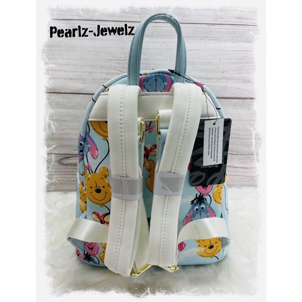 Loungefly Disney Winnie the Pooh Tigger Piglet Balloon Heads Mini Backpack NWT - Picture 3 of 5